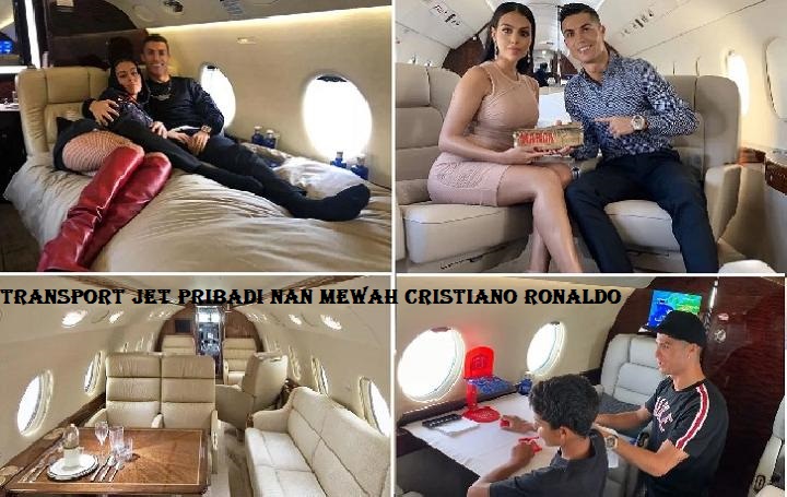 Transport Jet Pribadi nan Mewah Cristiano Ronaldo